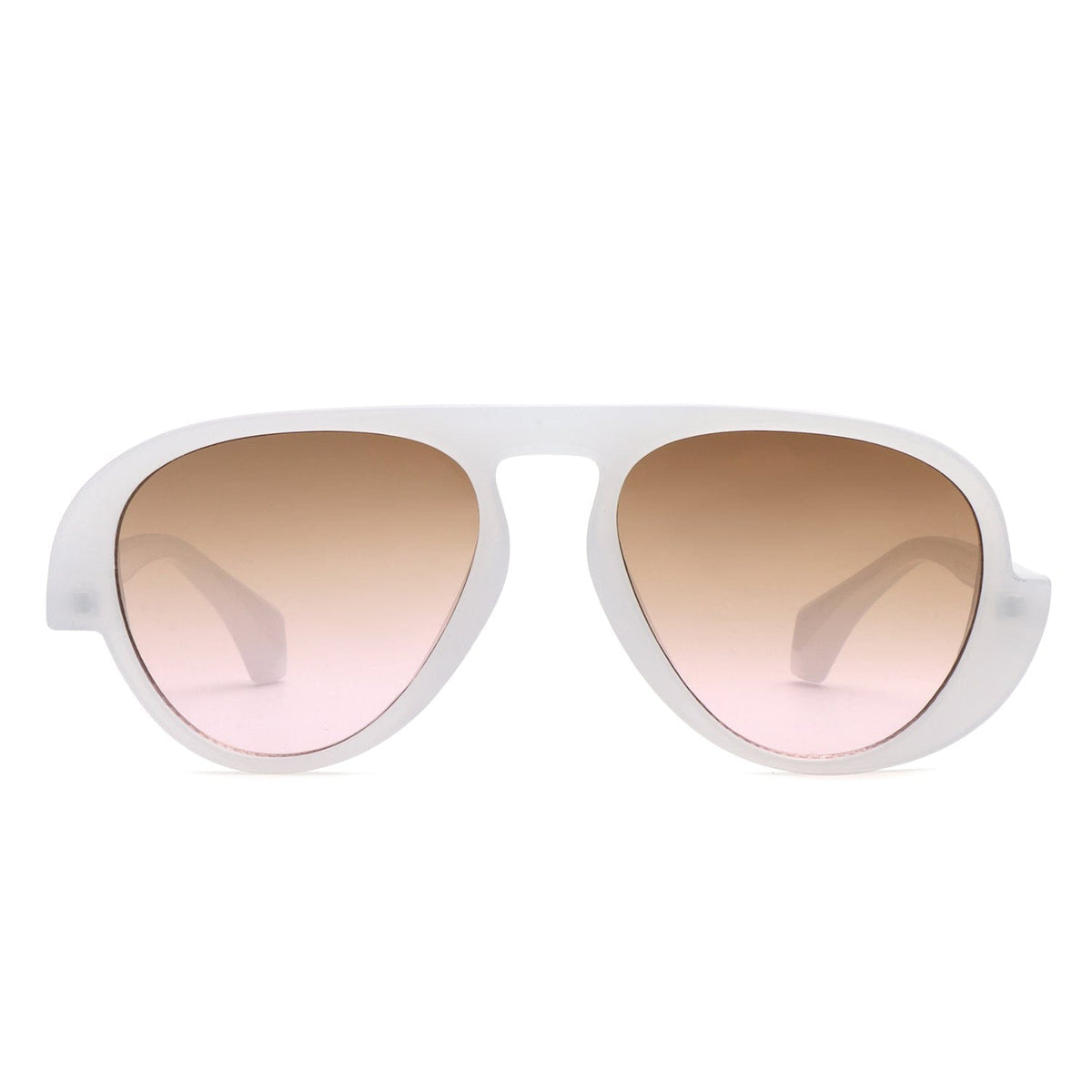 Cramilo Eyewear Sunglasses Twinklez - Futuristic Fashion Chunky Vintage Inspired Aviator Sunglasses