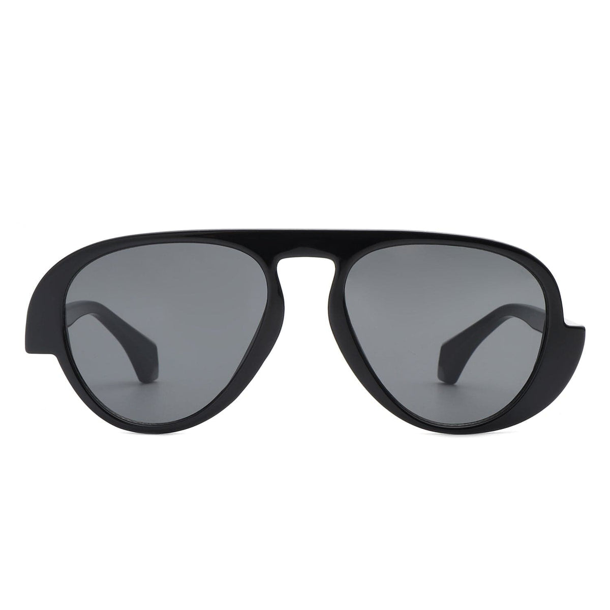 Cramilo Eyewear Sunglasses Twinklez - Futuristic Fashion Chunky Vintage Inspired Aviator Sunglasses