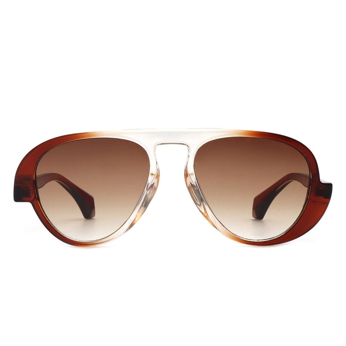 Cramilo Eyewear Sunglasses Twinklez - Futuristic Fashion Chunky Vintage Inspired Aviator Sunglasses