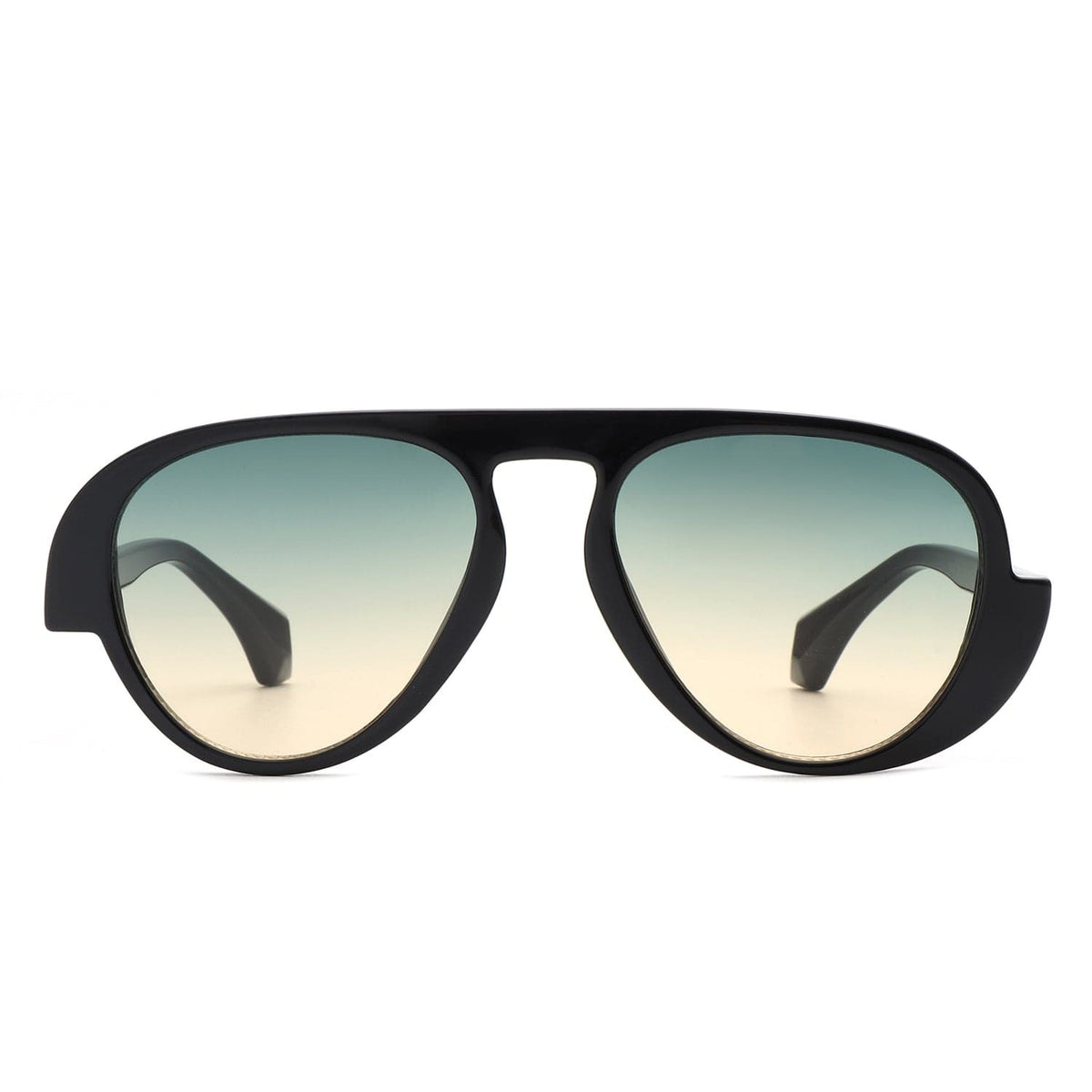 Cramilo Eyewear Sunglasses Twinklez - Futuristic Fashion Chunky Vintage Inspired Aviator Sunglasses