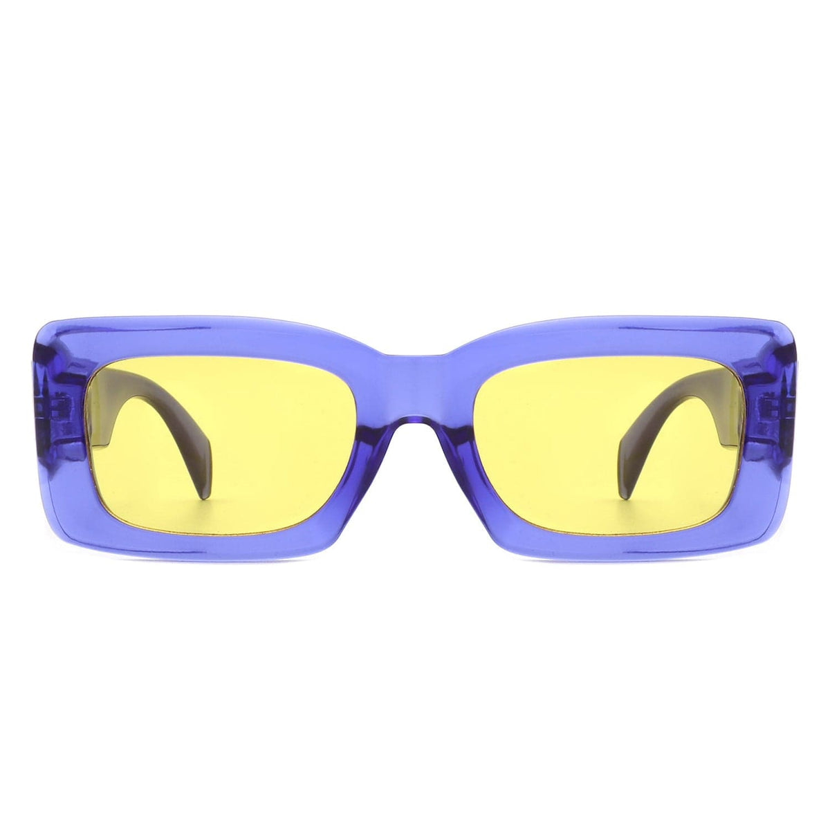 Cramilo Eyewear Sunglasses Ublaeso - Retro Square Thick Frame Luxury Fashion Sunglasses