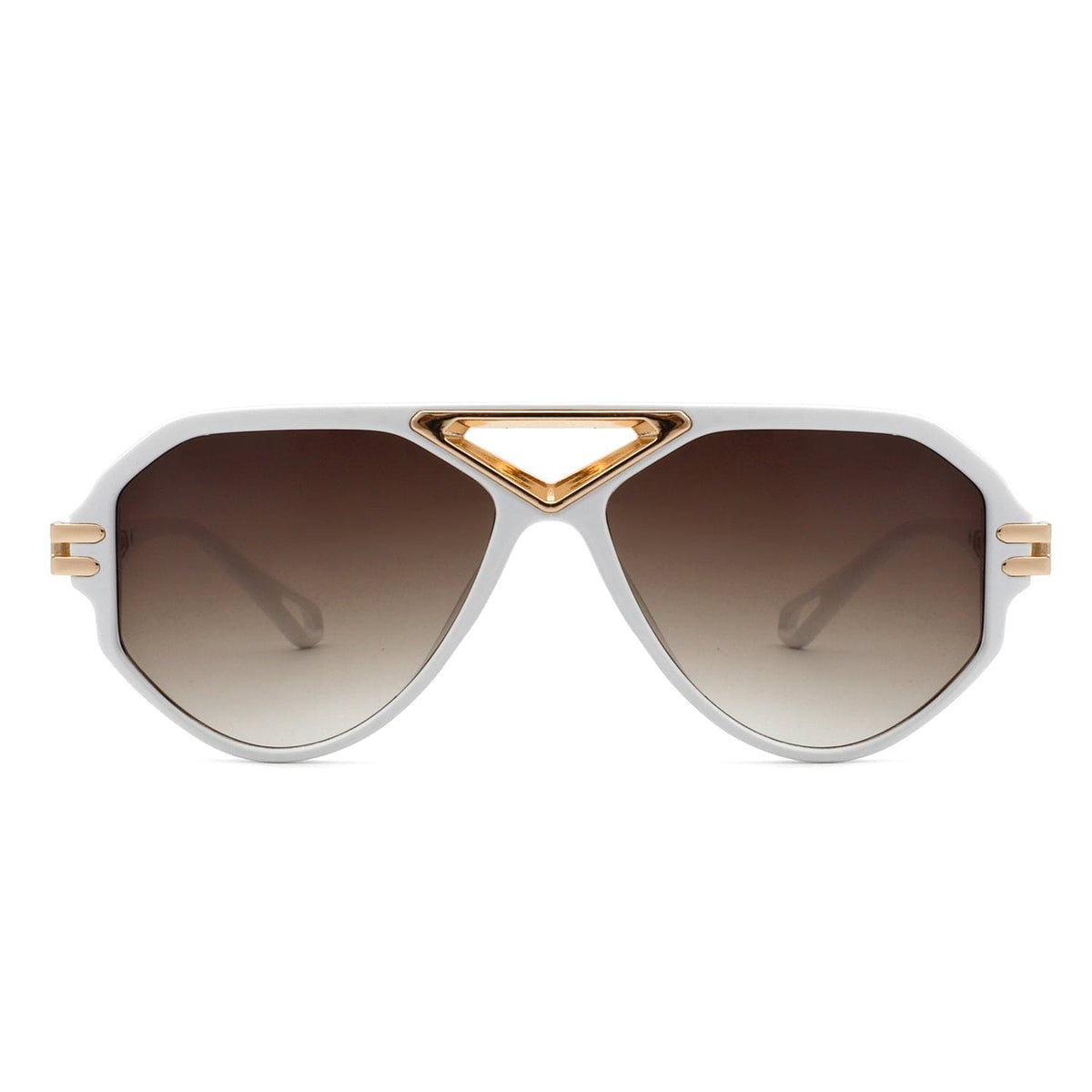 Cramilo Eyewear Sunglasses Unityth - Geometric Retro Round Vintage Fashion Aviator Sunglasses