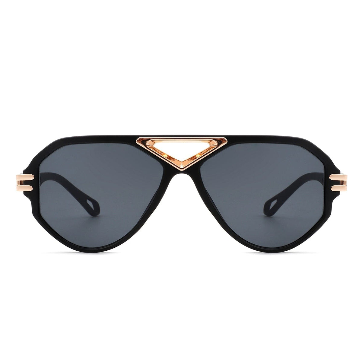 Cramilo Eyewear Sunglasses Unityth - Geometric Retro Round Vintage Fashion Aviator Sunglasses