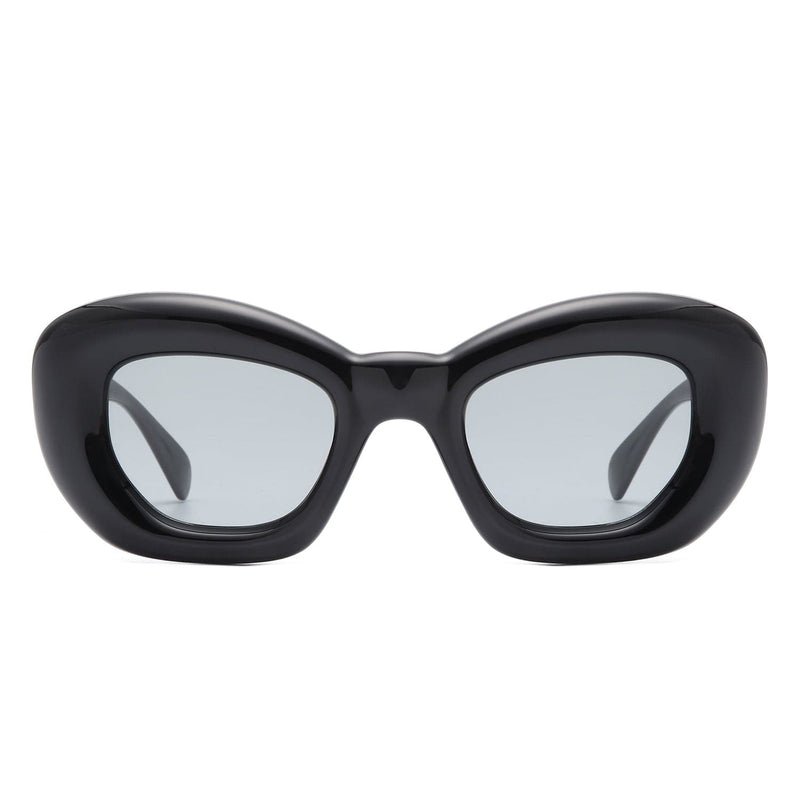 Cramilo Eyewear Sunglasses Uplos - Square Thick Frame Women Fashion Cat Eye Sunglasses