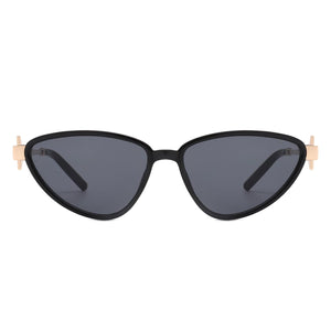 Cramilo Eyewear Sunglasses Vega - Women Triangle Retro Fashion Cat Eye Sunglasses