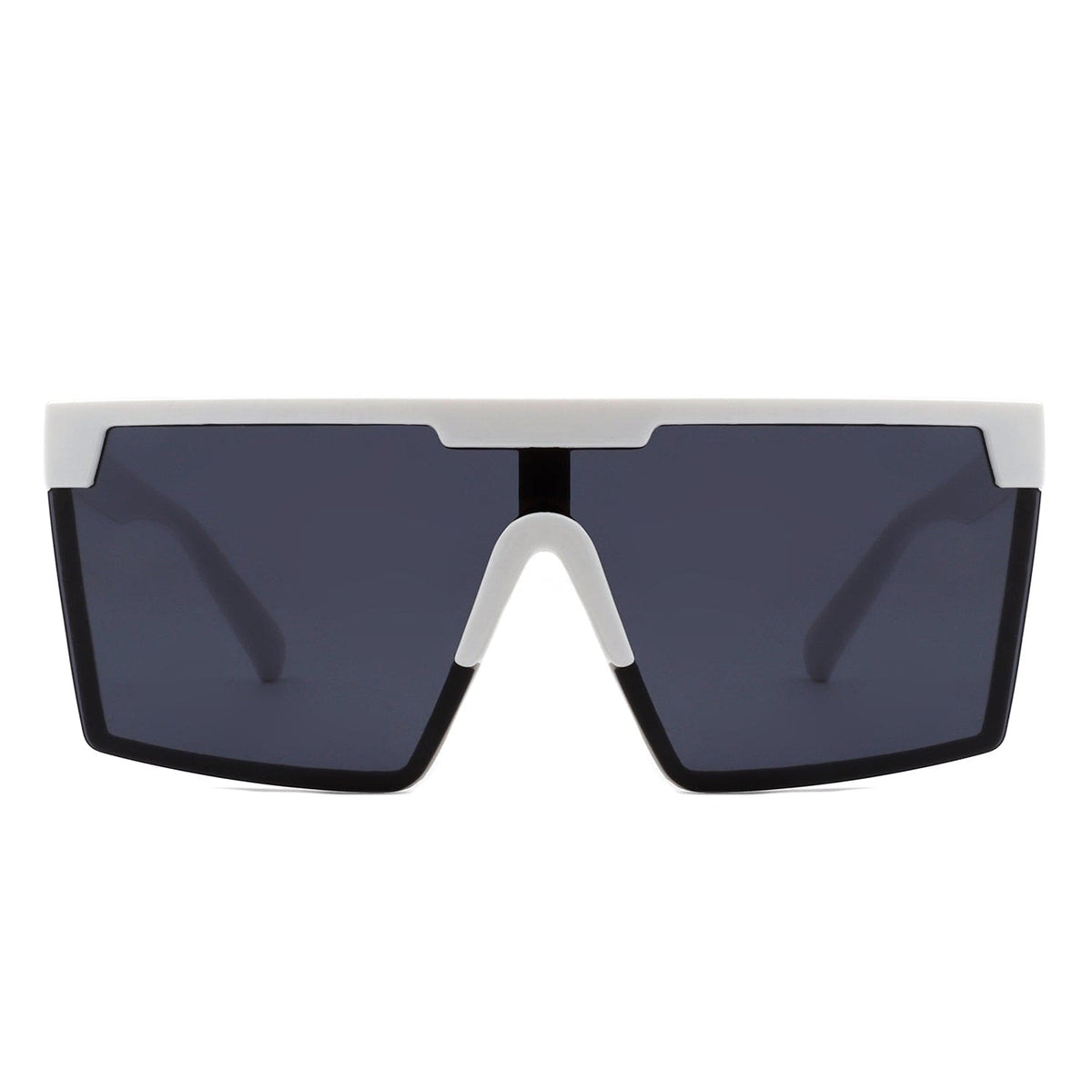 Cramilo Eyewear Sunglasses Vitalize - Oversize Retro Square Flat Top Tinted Fashion Women Sunglasses