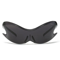 Cramilo Eyewear Sunglasses Whiestan - Futuristic Mirrored Sleek Wrap Around Sports Sunglasses