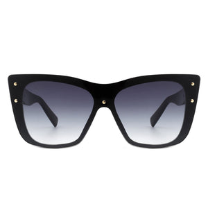 Cramilo Eyewear Sunglasses Windborn - Women Retro Square Tinted Cat Eye Fashion Sunglasses