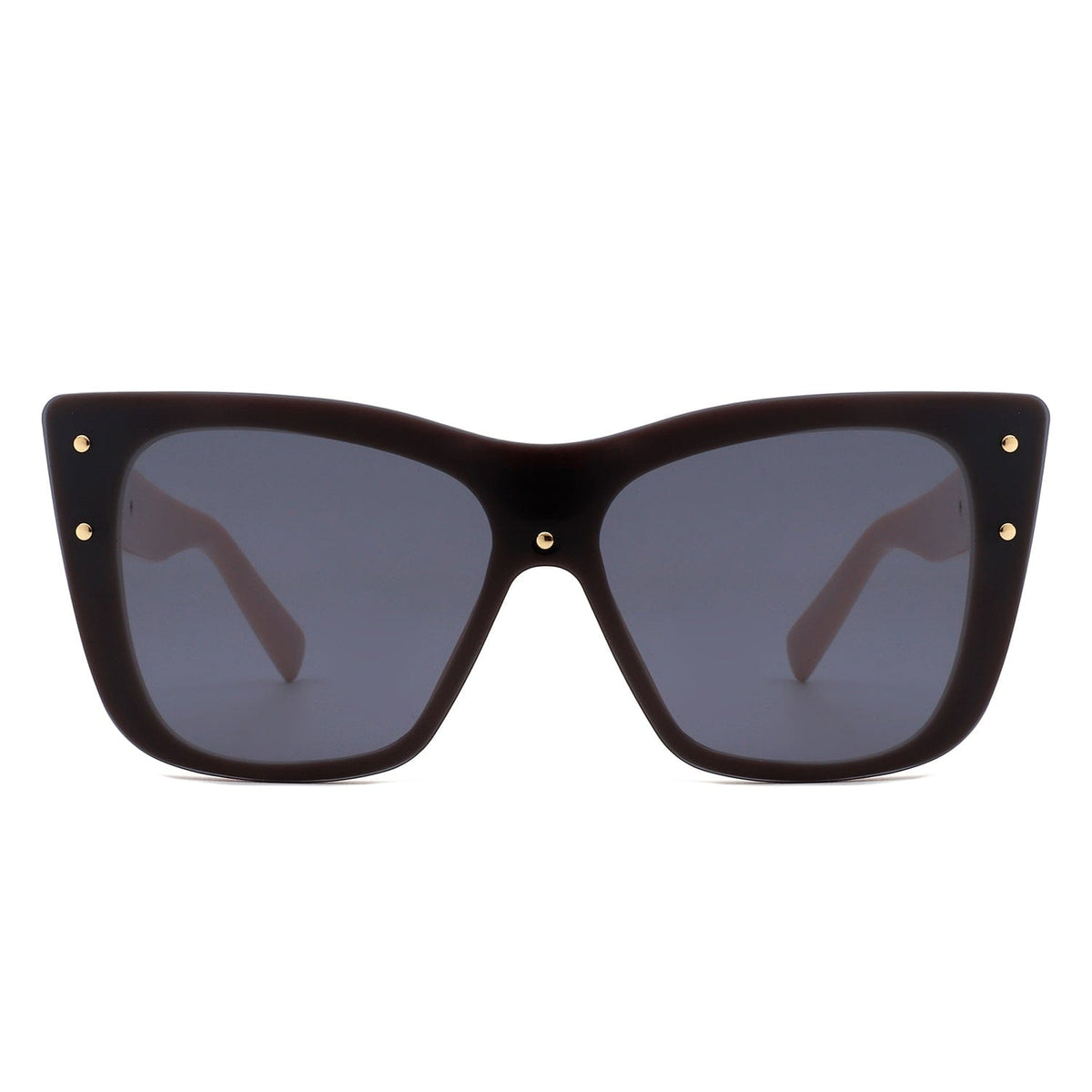 Cramilo Eyewear Sunglasses Windborn - Women Retro Square Tinted Cat Eye Fashion Sunglasses