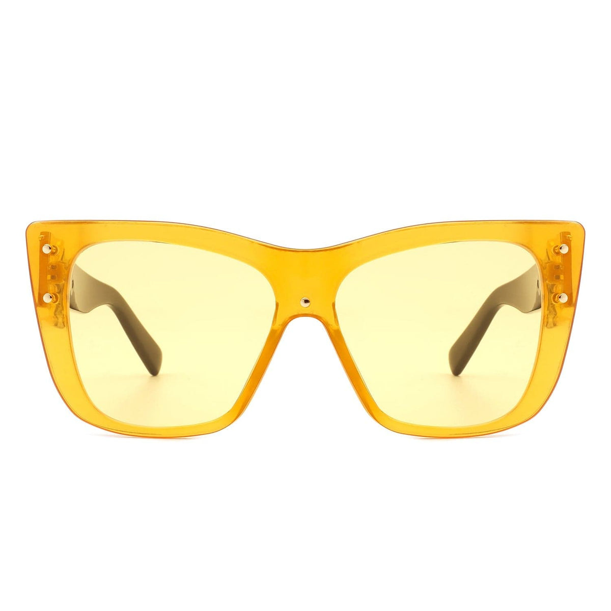 Cramilo Eyewear Sunglasses Windborn - Women Retro Square Tinted Cat Eye Fashion Sunglasses