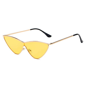 Cramilo Eyewear Sunglasses Yellow SUSTYA -  Women Fashion Tinted Cat Eye Sunglasses