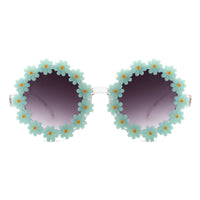 Cramilo Eyewear Sunglasses Ysabelia - Round Daisy Flower Shape Circle Party Floral Women Sunglasses