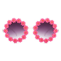 Cramilo Eyewear Sunglasses Ysabelia - Round Daisy Flower Shape Circle Party Floral Women Sunglasses