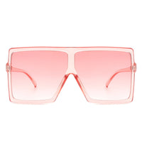 Cramilo Eyewear Sunglasses Zenithia - Square Oversize Women Flat Top Fashion Sunglasses