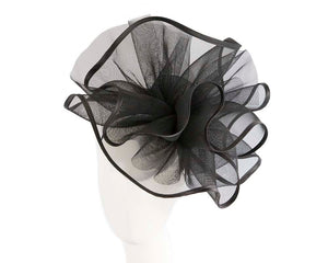 Cupids Millinery Women's Hat Black Large black fascinator by Cupids Millinery