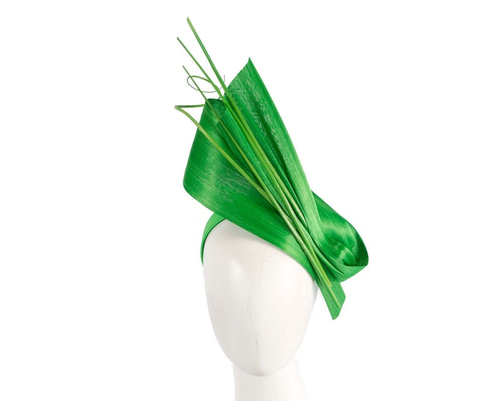 Cupids Millinery Women's Hat Green Edgy lime green fascinator by Fillies Collection