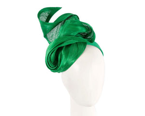 Cupids Millinery Women's Hat Green Green designers racing fascinator by Fillies Collection