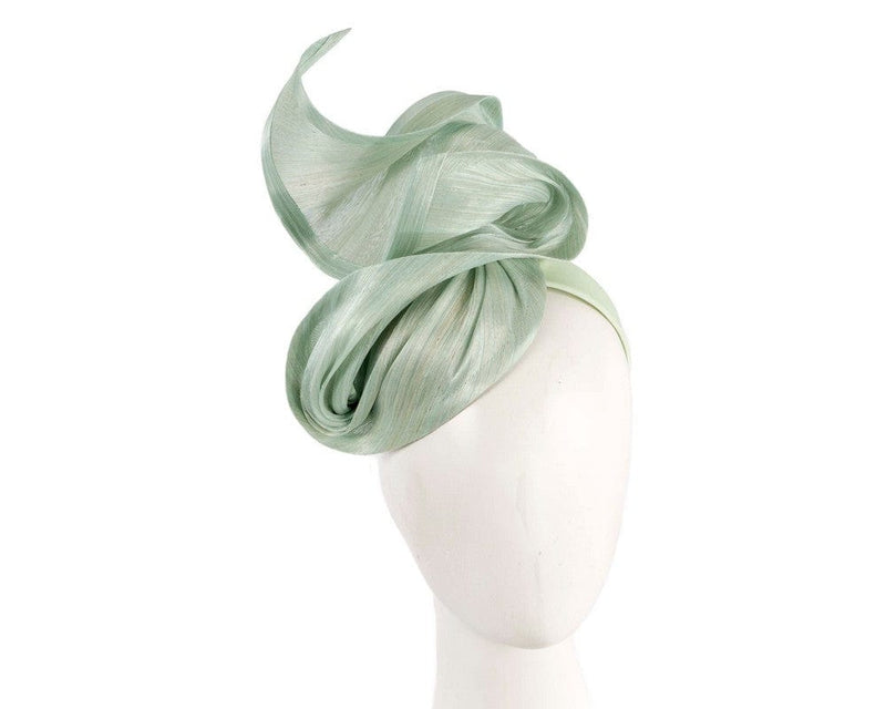 Cupids Millinery Women's Hat Green Mint green designers racing fascinator by Fillies Collection