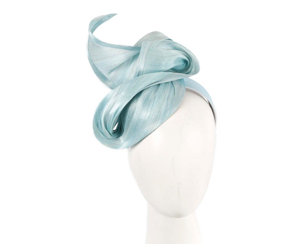 Cupids Millinery Women's Hat Navy Light blue designers racing fascinator by Fillies Collection