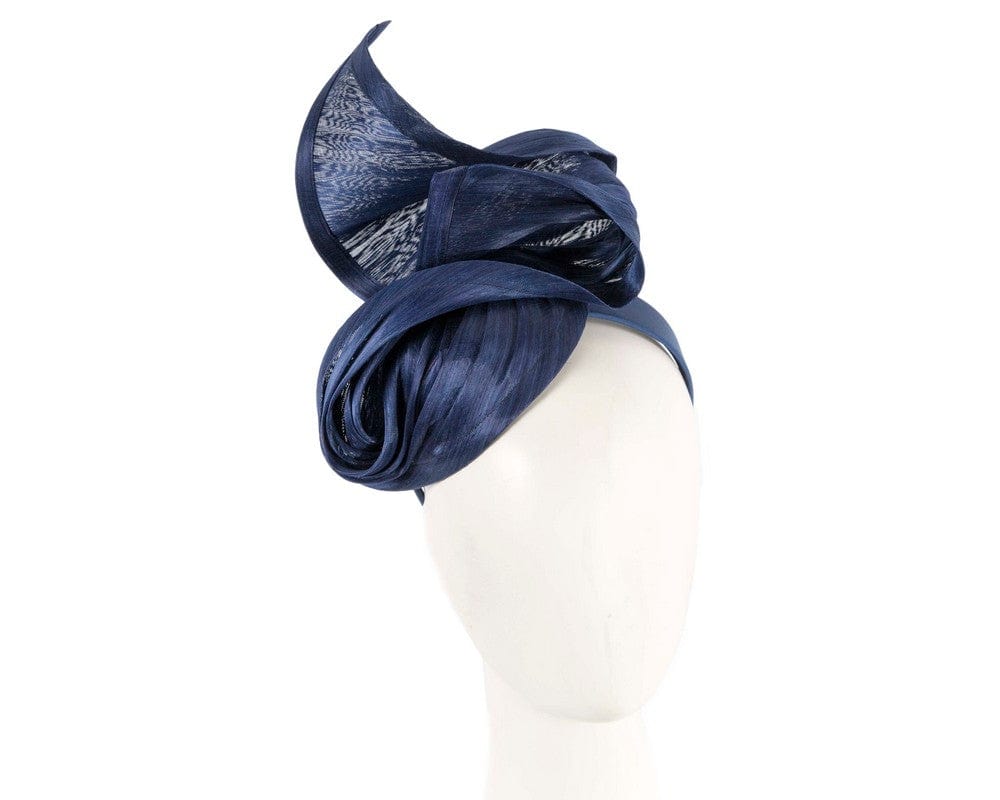Cupids Millinery Women's Hat Navy Navy designers racing fascinator by Fillies Collection