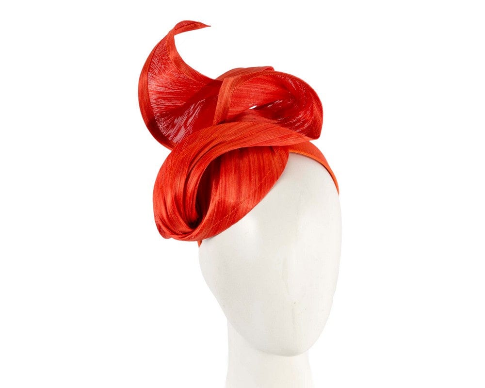 Cupids Millinery Women's Hat Orange Orange designers racing fascinator by Fillies Collection
