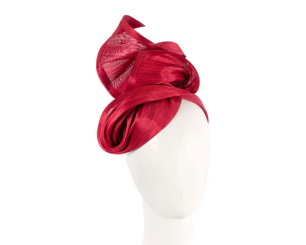 Cupids Millinery Women's Hat Red Red designers racing fascinator by Fillies Collection