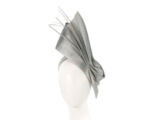 Cupids Millinery Women's Hat Silver Edgy silver fascinator by Fillies Collection