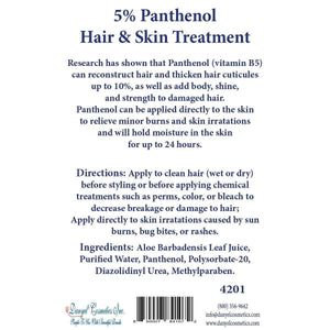 Danyel Cosmetics Skin Care 8 oz 5 % Panthenol Hair & Skin Treatment - 8oz