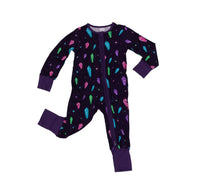 Eclipse Kids Baby & Toddler Sleepwear Crystals - Long Sleeve Zipper Romper