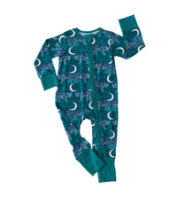 Eclipse Kids Baby & Toddler Sleepwear Midnight Tigers - Long Sleeve Zipper Romper