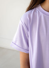 Eclipse Kids Bamboo Tee - Pastel Lilac