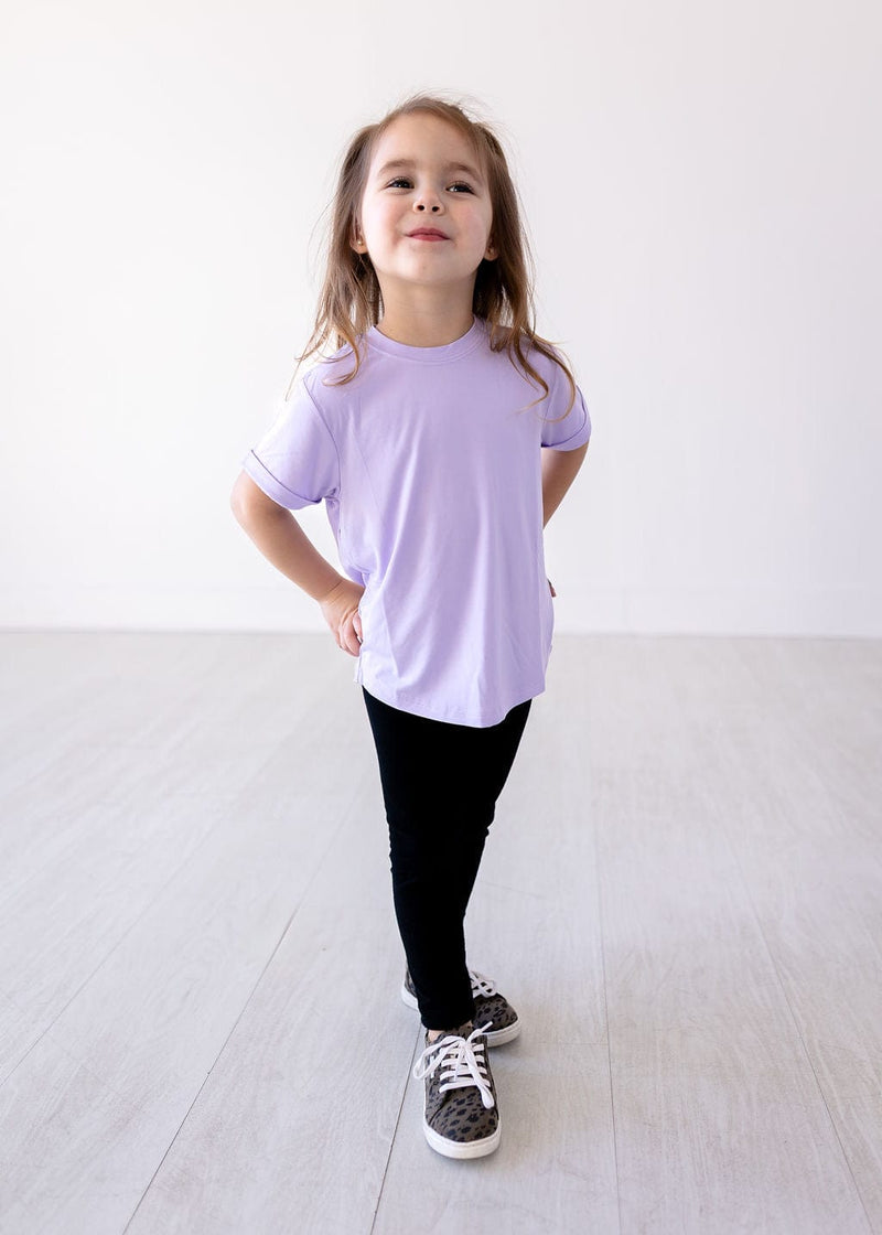 Eclipse Kids Bamboo Tee - Pastel Lilac