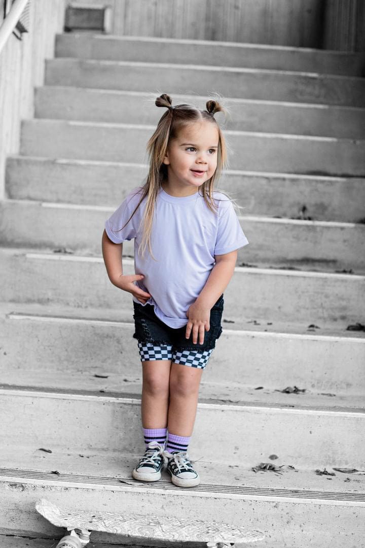 Eclipse Kids Bamboo Tee - Pastel Lilac