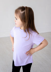 Eclipse Kids Bamboo Tee - Pastel Lilac