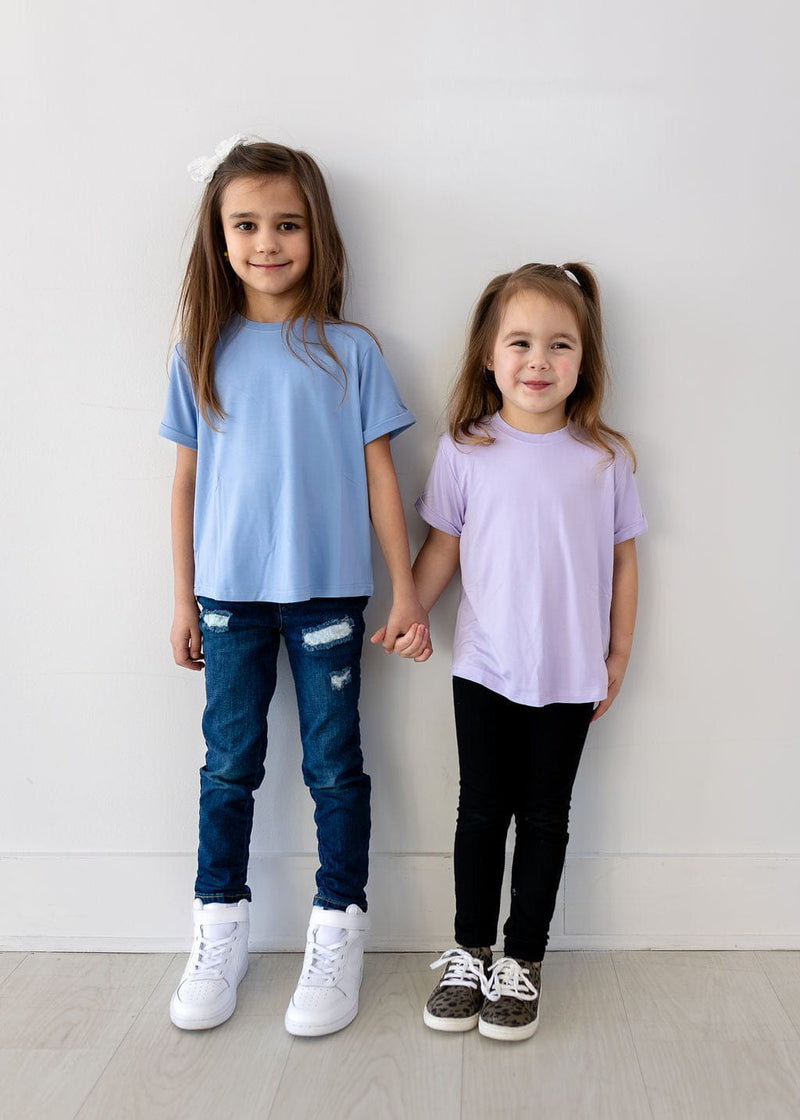 Eclipse Kids Bamboo Tee - Pastel Lilac