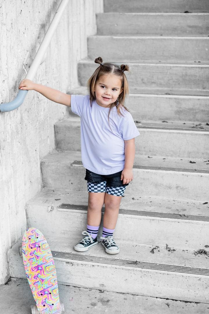 Eclipse Kids Bamboo Tee - Pastel Lilac