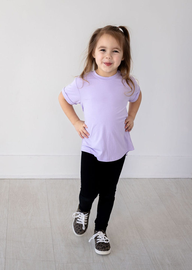 Eclipse Kids Bamboo Tee - Pastel Lilac