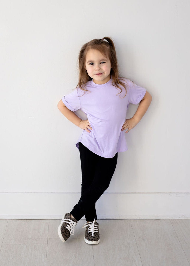 Eclipse Kids Bamboo Tee - Pastel Lilac