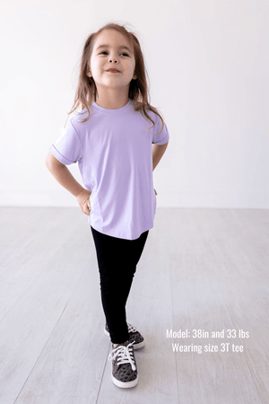 Eclipse Kids Bamboo Tee - Pastel Lilac