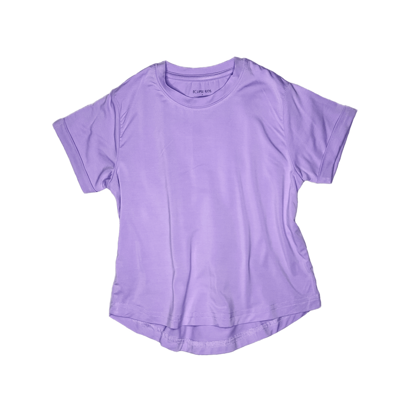 Eclipse Kids Bamboo Tee - Pastel Lilac