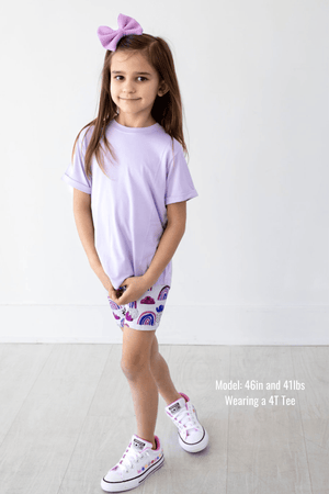 Eclipse Kids Bamboo Tee - Pastel Lilac