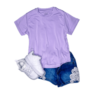 Eclipse Kids Bamboo Tee - Pastel Lilac