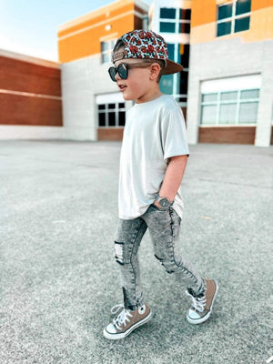 Eclipse Kids Bamboo Tee - Stone