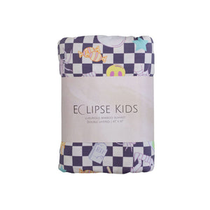 Eclipse Kids Blanket Creep It Real Luna Wrap - 47in X 47in double layered blanket