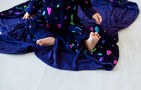 Eclipse Kids Blanket Crystals Luna Wrap - 47in X 47in double layered blanket