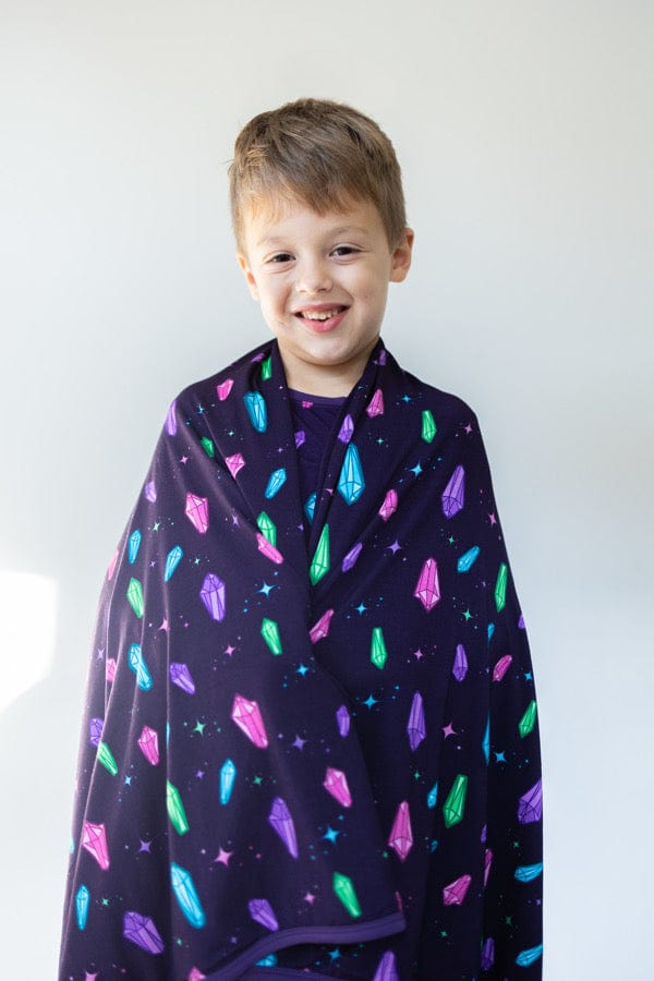 Eclipse Kids Blanket Crystals Luna Wrap - 47in X 47in double layered blanket