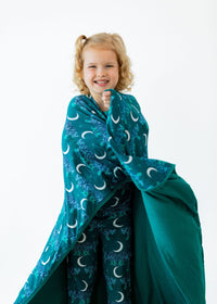 Eclipse Kids Blanket Midnight Tigers Luna Wrap - 47in X 47in double layered blanket