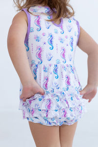 Eclipse Kids Bubble Romper - Seahorse