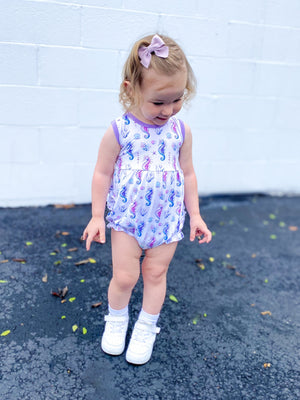 Eclipse Kids Bubble Romper - Seahorse