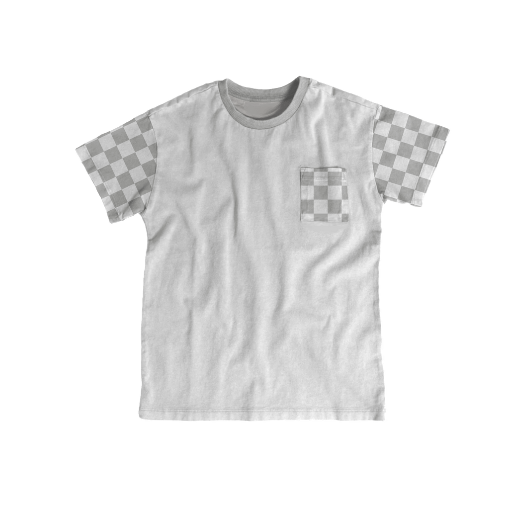 Eclipse Kids Kid's Shirt PREORDER - Bamboo Tee - Gray Checkered